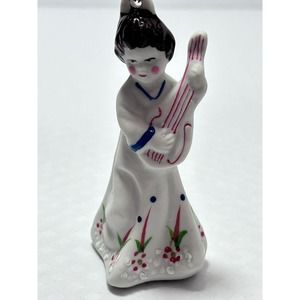 Geisha‎ Girl Hand Painted 4.5” Ornament